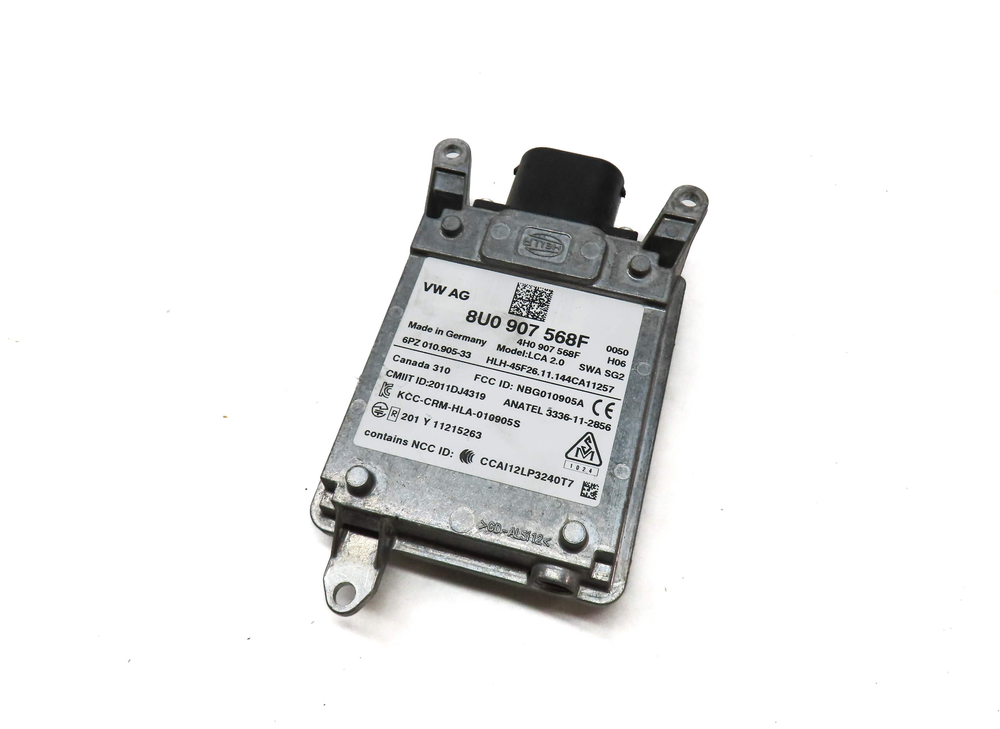 2015-2018 AUDI Q3 (8U) REAR LEFT DRIVER BLIND SPOT RADAR SENSOR MODULE — exact item pictured